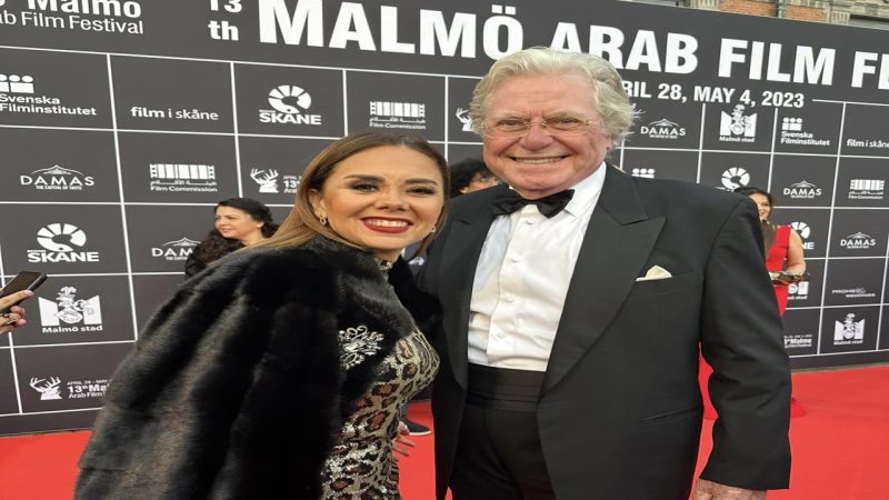 حسين فهمى يحضر حفل افتتاح مهرجان مالمو للسينما العربية