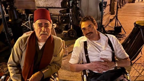 أحمد عز ومحمد عبد العظيم من كواليس تصوير فيلم “فرقة الموت” 